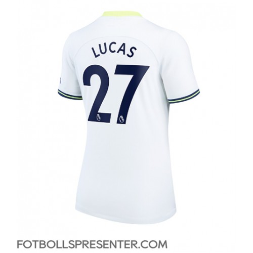 Tottenham Hotspur Lucas Moura #27 Hemma Matchtröja Dam 2022-23 Kortärmad Tottenham Hotspur Lucas Moura #27 Hemma Matchtröja Dam 2022-23 Kortärmad